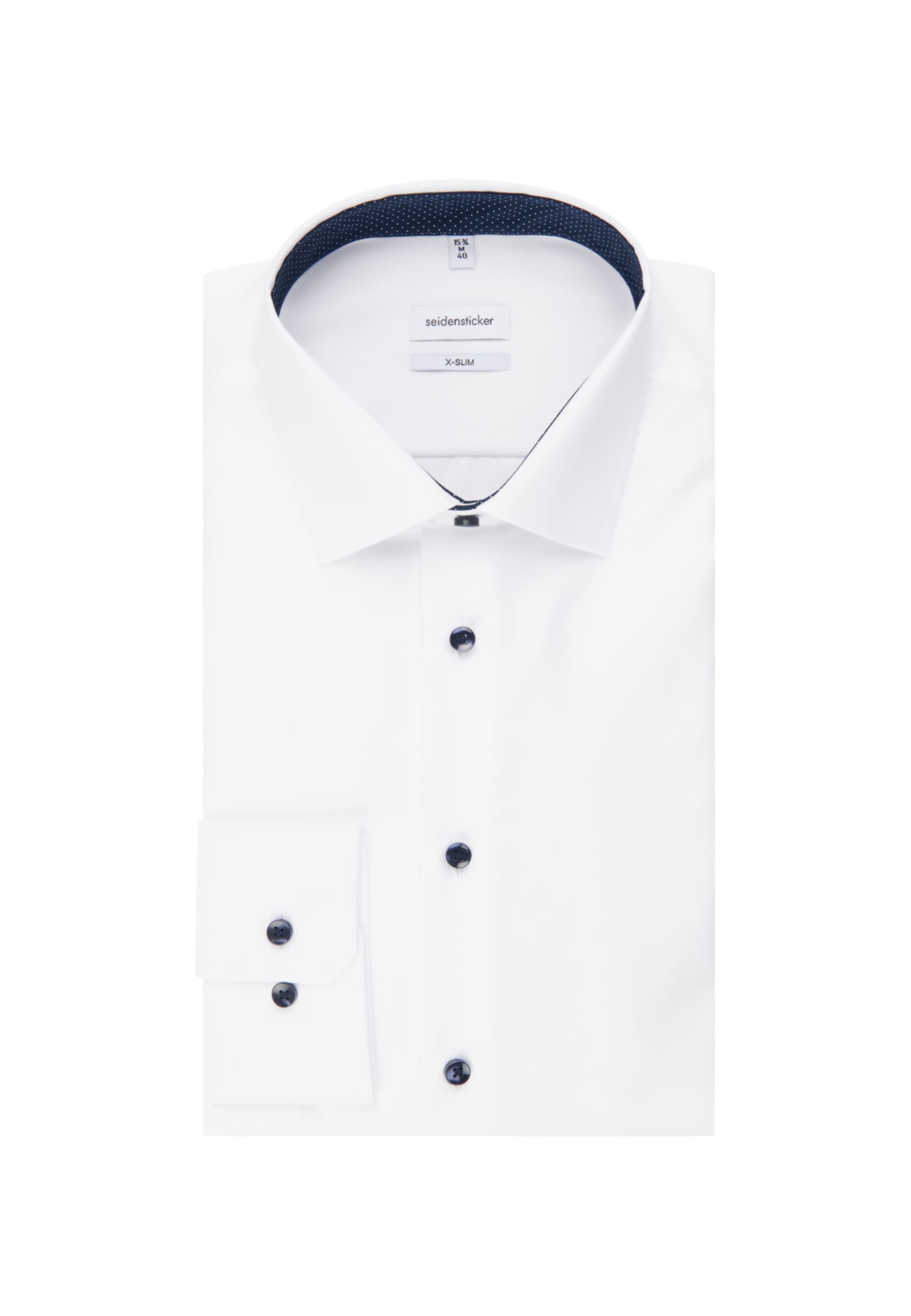 SEIDENSTICKER Slim Fit Hemd in Weiß