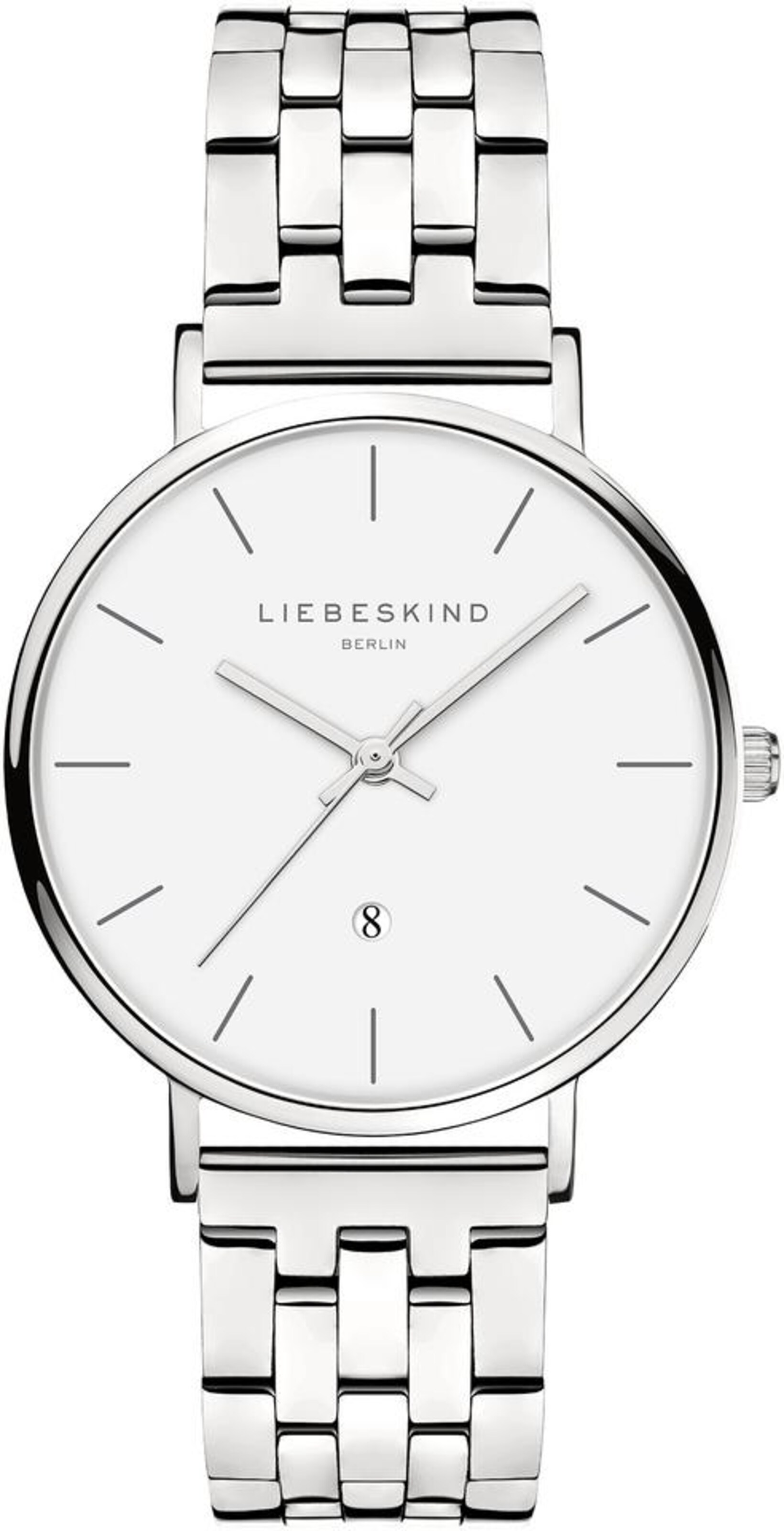 Montre à affichage analogique Liebeskind Berlin en argent : devant