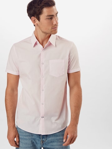 BURTON MENSWEAR LONDON Regular Fit Hemd in Pink: predná strana