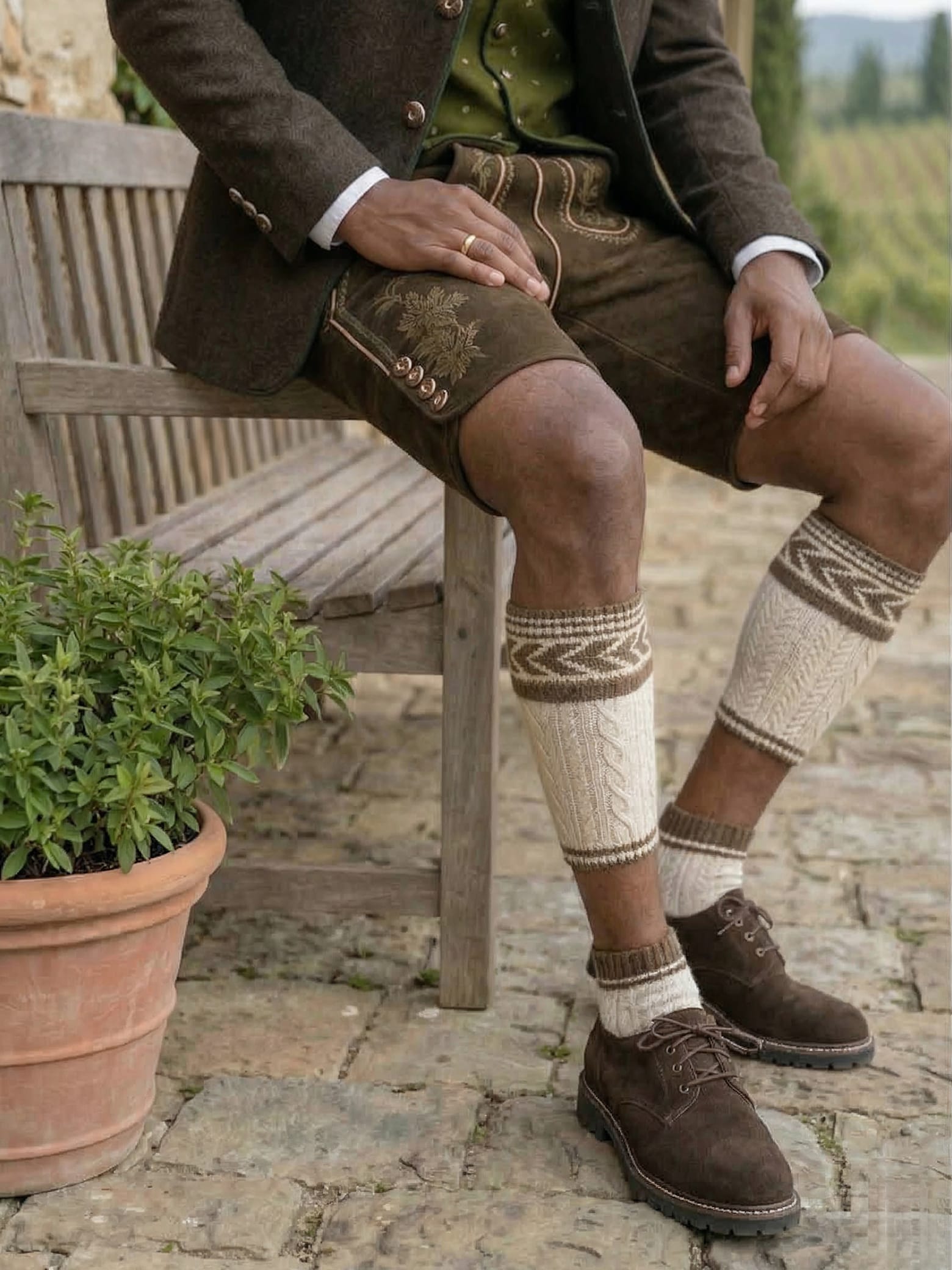 Ślubne stylizacje: Coś więcej niż smoking Tradycyjna moda Trachten dla nowoczesnego pana młodego