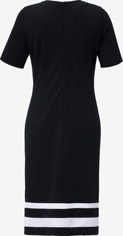 Anna Aura Jersey-Kleid mit 1/2-Arm in Schwarz