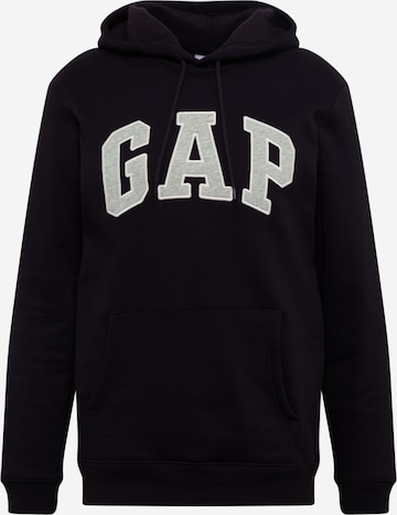 GAPSweater majica 'ARCH' - crna boja: prednji dio