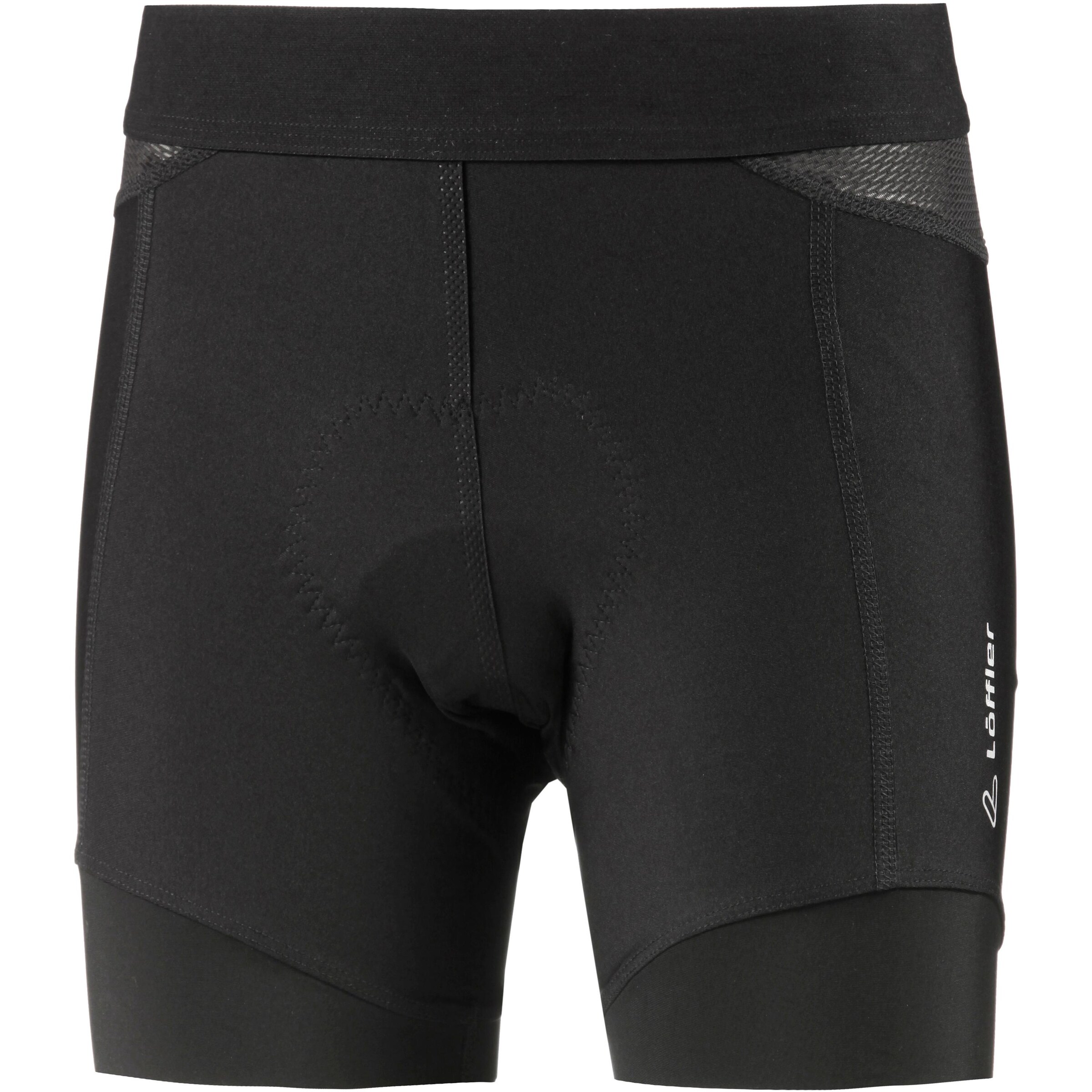 Löffler Regular Outdoor Pants 'Hotbond' in Black: front