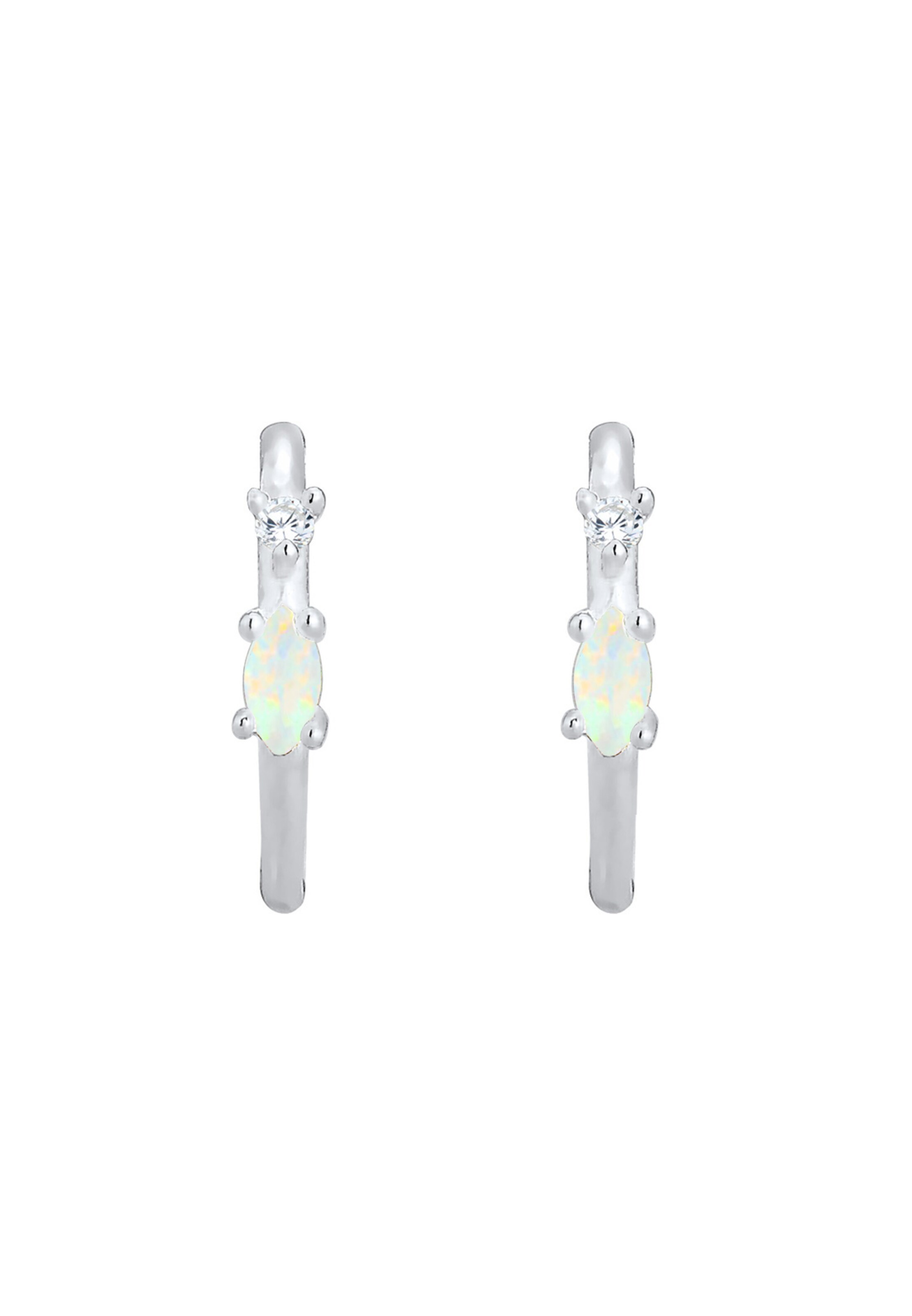 ELLI Earrings 'Opal' in Silver
