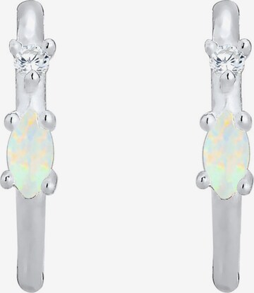 ELLI Earrings 'Opal' in Silver