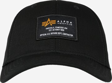 ALPHA INDUSTRIES Cap in Schwarz