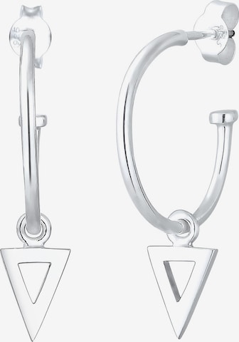 Boucles d'oreilles 'Dreieck Geo' ELLI en argent