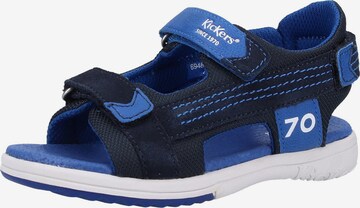 Kickers Sandals & Slippers in Blue: front