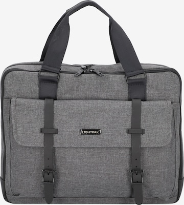 Borsa portadocumenti 'Twyx' di Lightpak in grigio: frontale