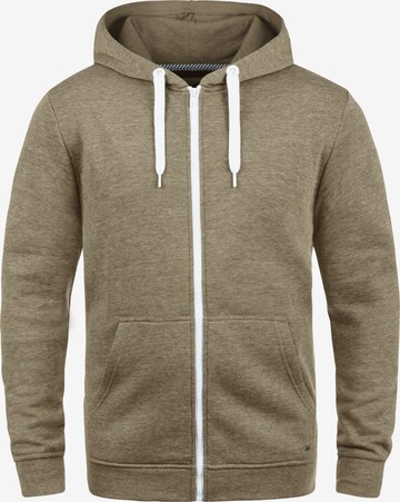 !Solid Zip-Up Hoodie 'Olli ZipHood' in Beige: front