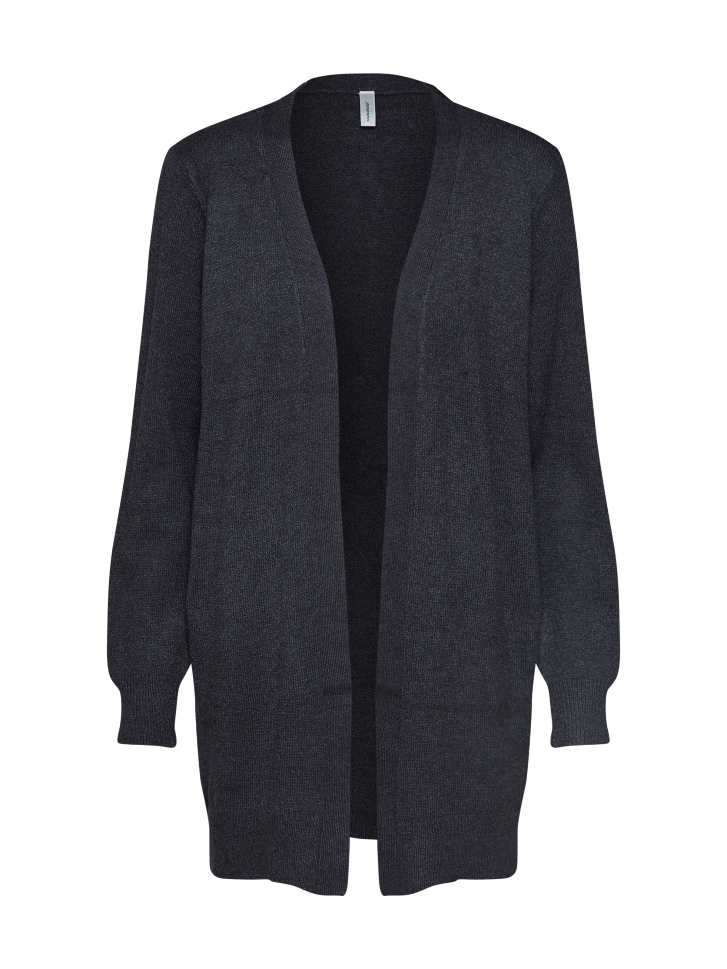 Soyaconcept - Gebreid vest 'SC-BLISSA 3' in de kleur Donkergrijs