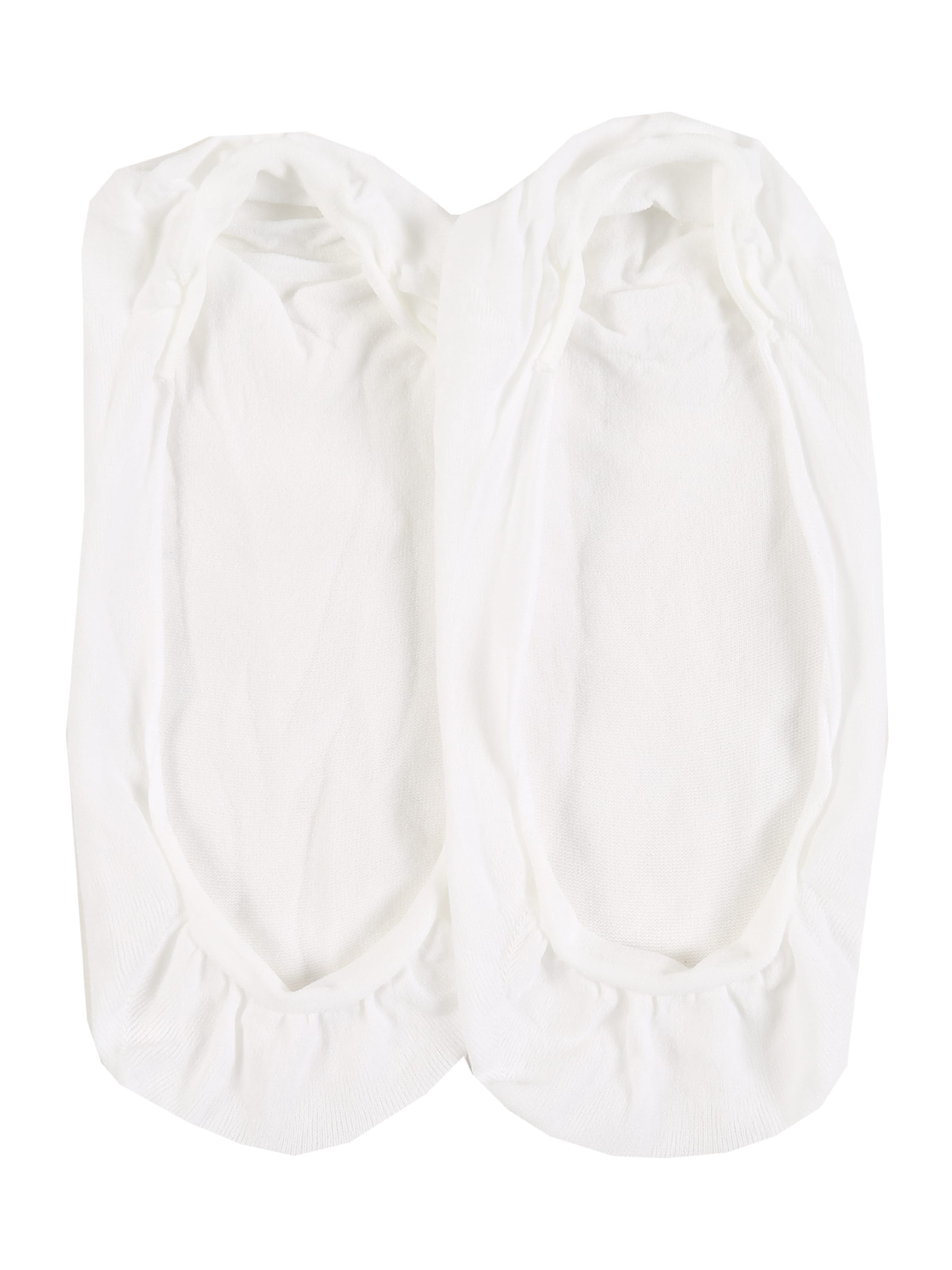 Swedish Stockings Regular Дамски чорапи тип терлици 'Ida Premium Steps' в бяло: отпред