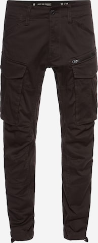 Coupe slim Pantalon cargo 'Rovic 3D Tapered' G-Star RAW en gris : devant