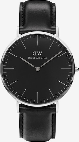 Daniel Wellington Armbanduhr in Schwarz: predná strana