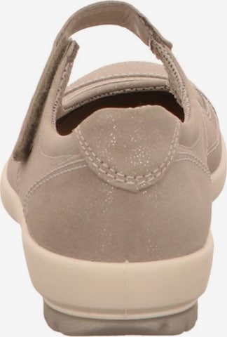 Legero Ballet Flats with Strap in Beige