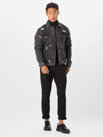 SELECTED HOMME Slimfit Hose 'SLHMiles Flex' in Schwarz