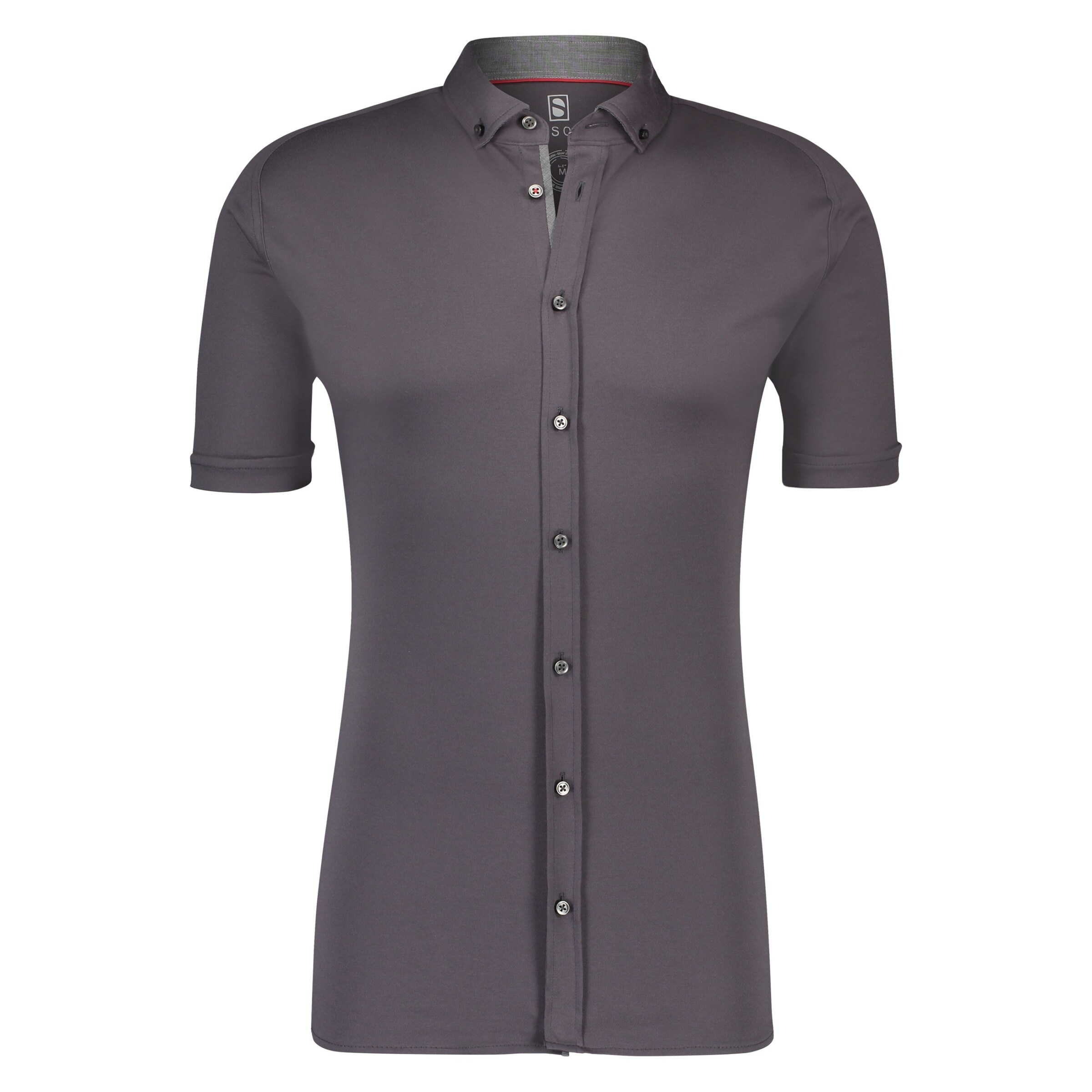 DESOTO Slim fit Overhemd in Grijs: voorkant