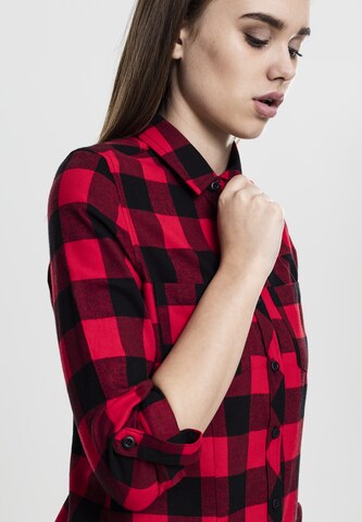 Urban Classics Bluse in Rot