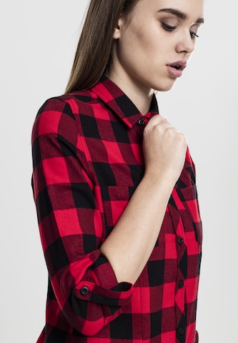 Camicia da donna di Urban Classics in rosso