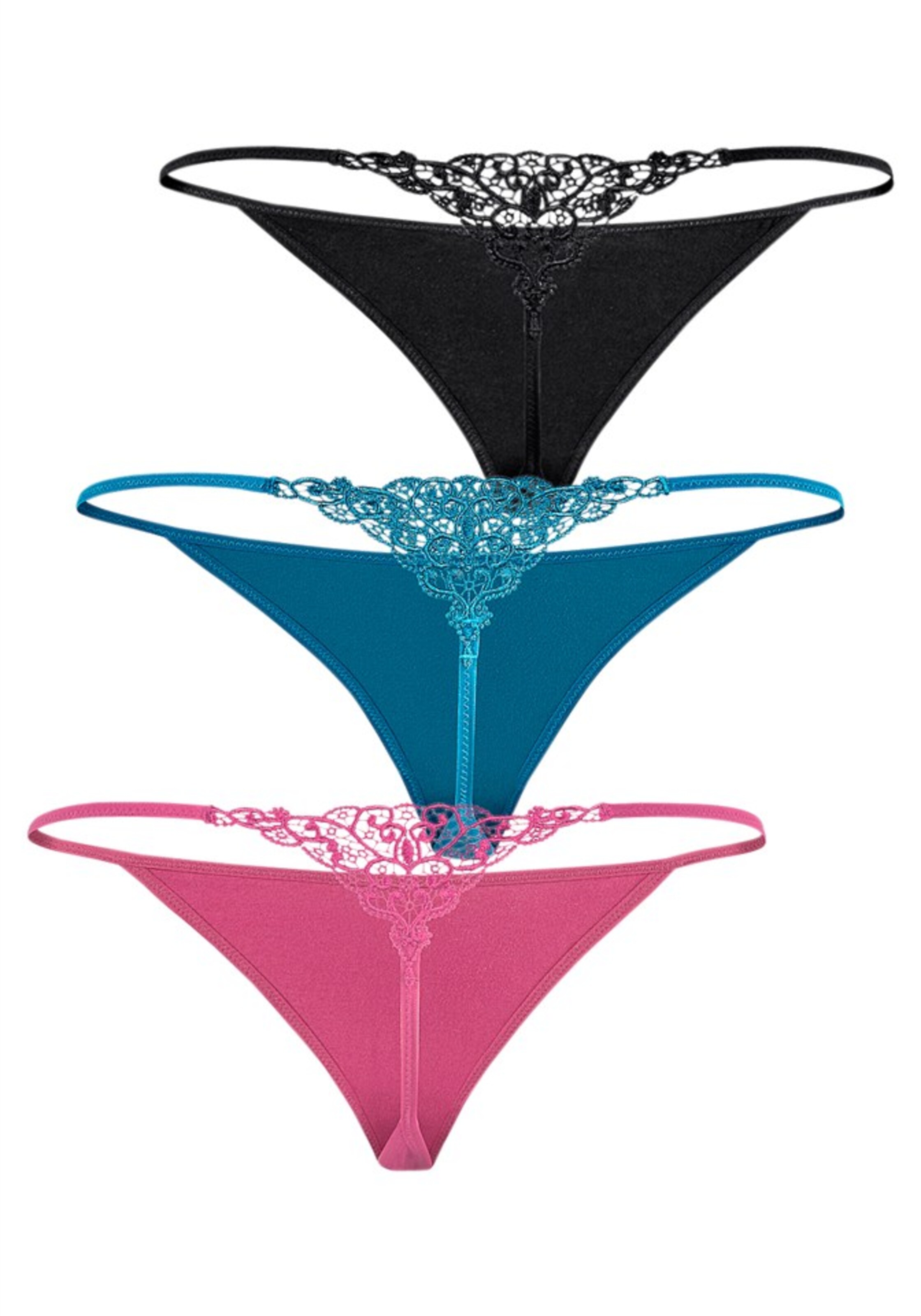 LASCANA - String in de kleur Petrol