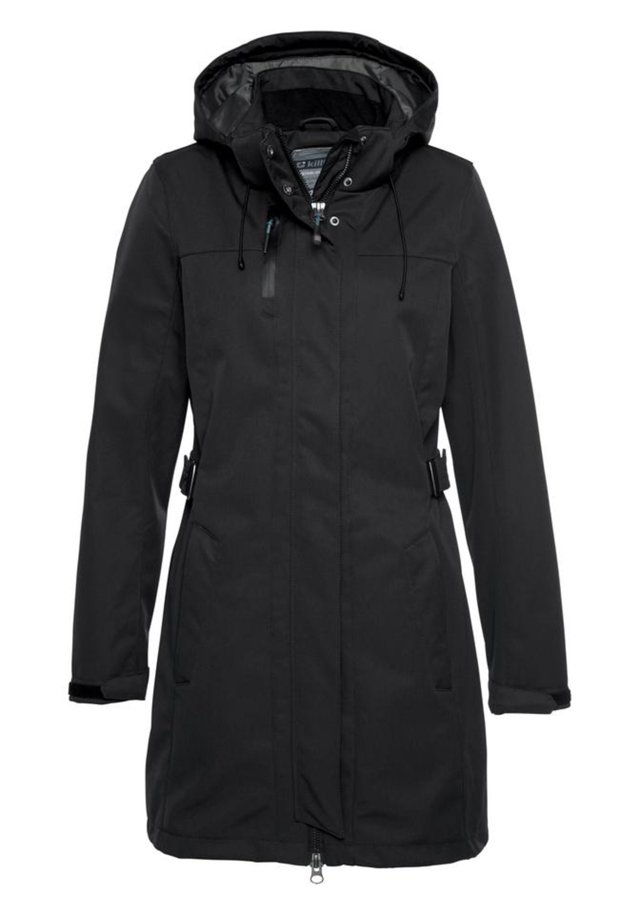 KILLTEC - Mantel in schwarz