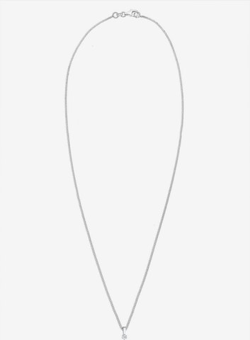 Elli DIAMONDS Necklace 'Basic Stein' in Silver: front