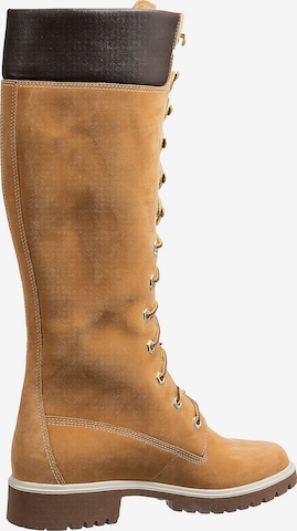 TIMBERLAND Lace-up boot in Yellow