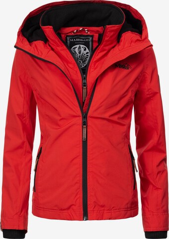 MARIKOO Weatherproof jacket 'Erdbeere' in Red: front