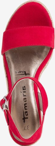 TAMARIS Sandalen met riem in Rood