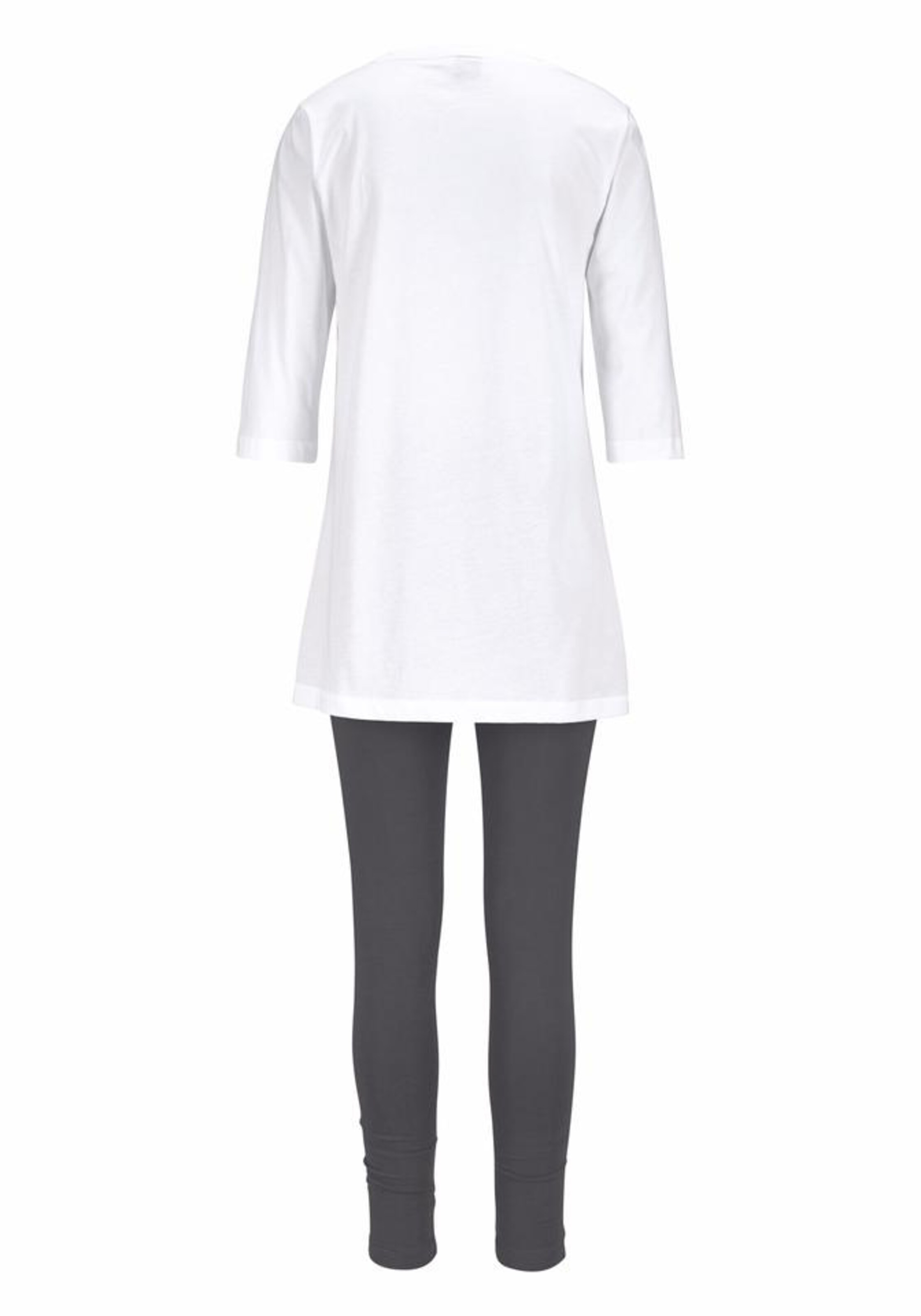 PEANUTS Pyjama in Grijs