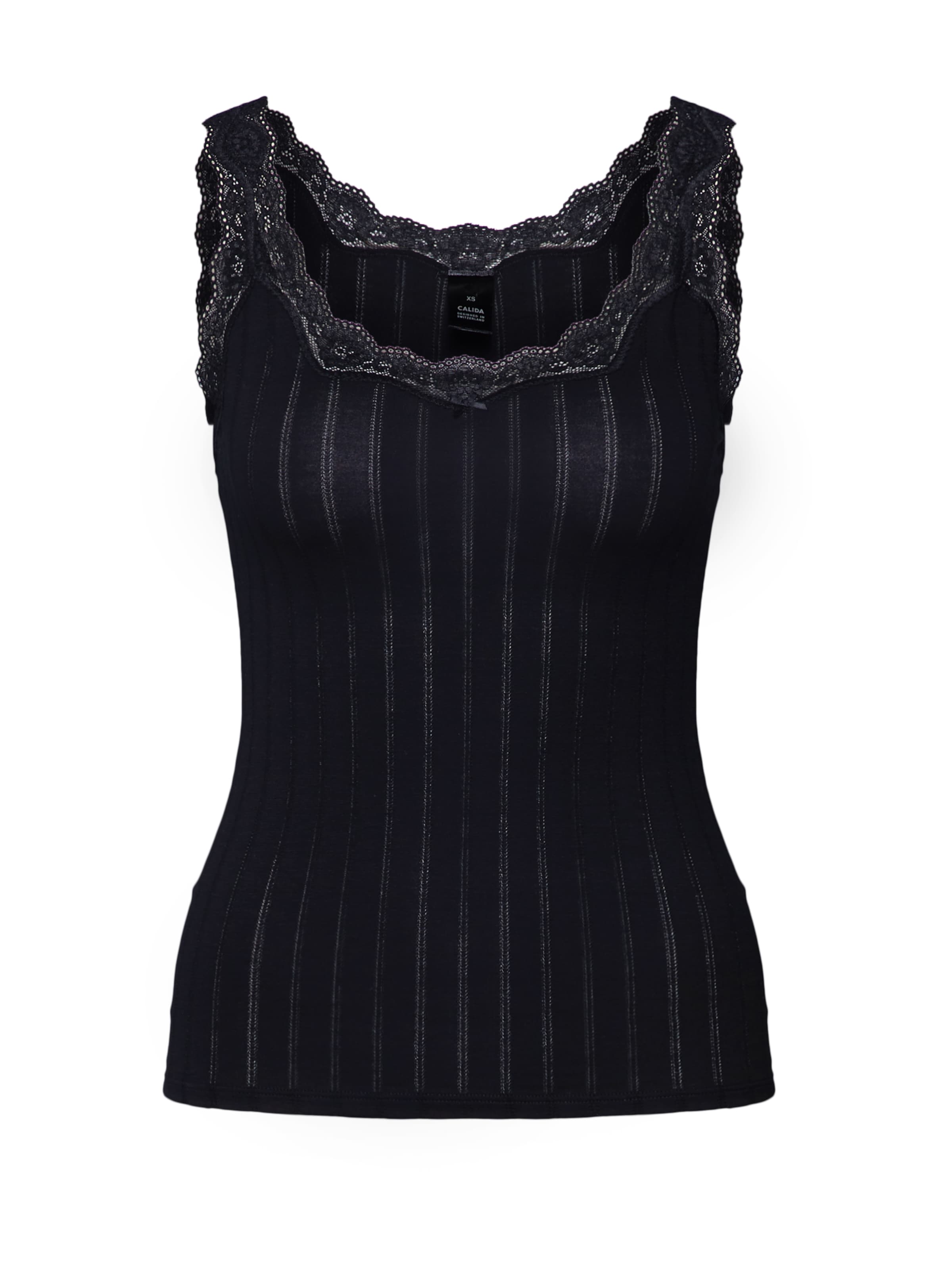 CALIDA Φανέλα &#x27;Etude Toujours&#x27; σε μαύρο: μπροστά