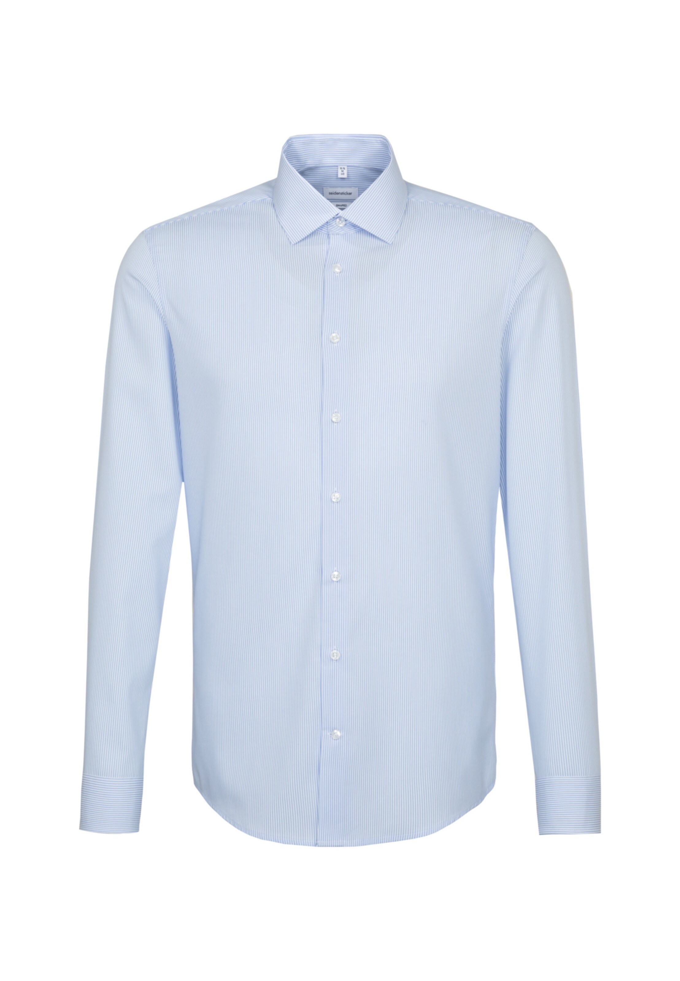 SEIDENSTICKER Slim fit Business shirt in Blue: front