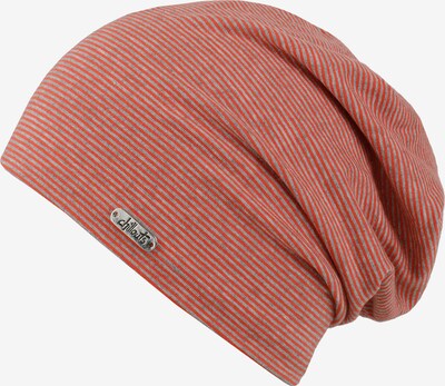 chillouts Beanie 'Pittsburgh' in grau / rot, Produktansicht