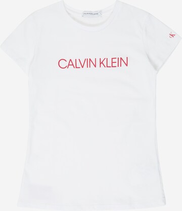 Maglietta di Calvin Klein Jeans in bianco: frontale