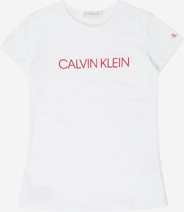 Calvin Klein Jeans - Camiseta en blanco: frente