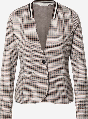 Blazer TOM TAILOR en beige : devant