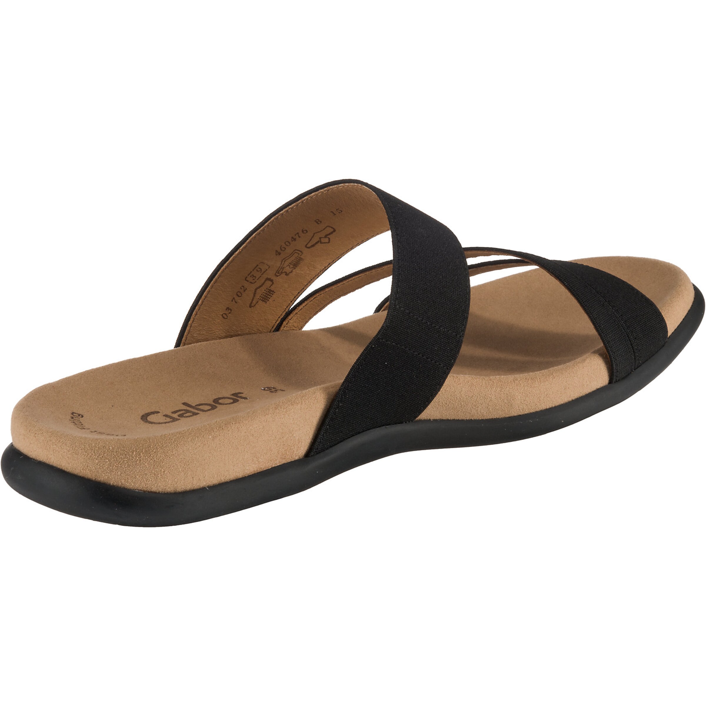 GABOR Šľapky - Čierna