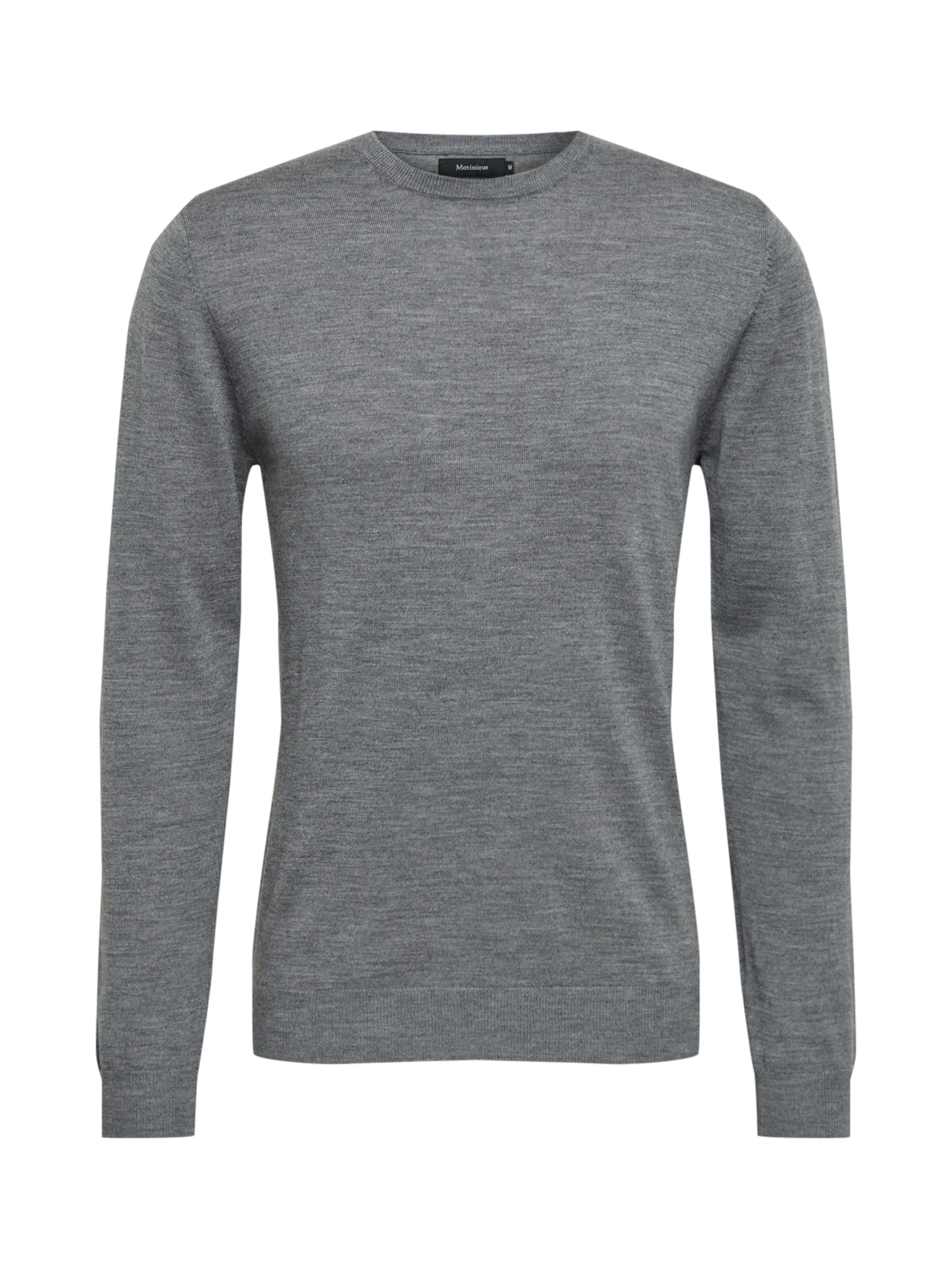 Matinique Svetr 'Margrate' – šedá: přední strana