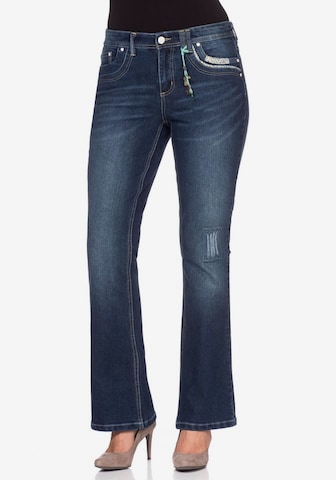 JOE BROWNS Bootcut Jeans in Blau: predná strana