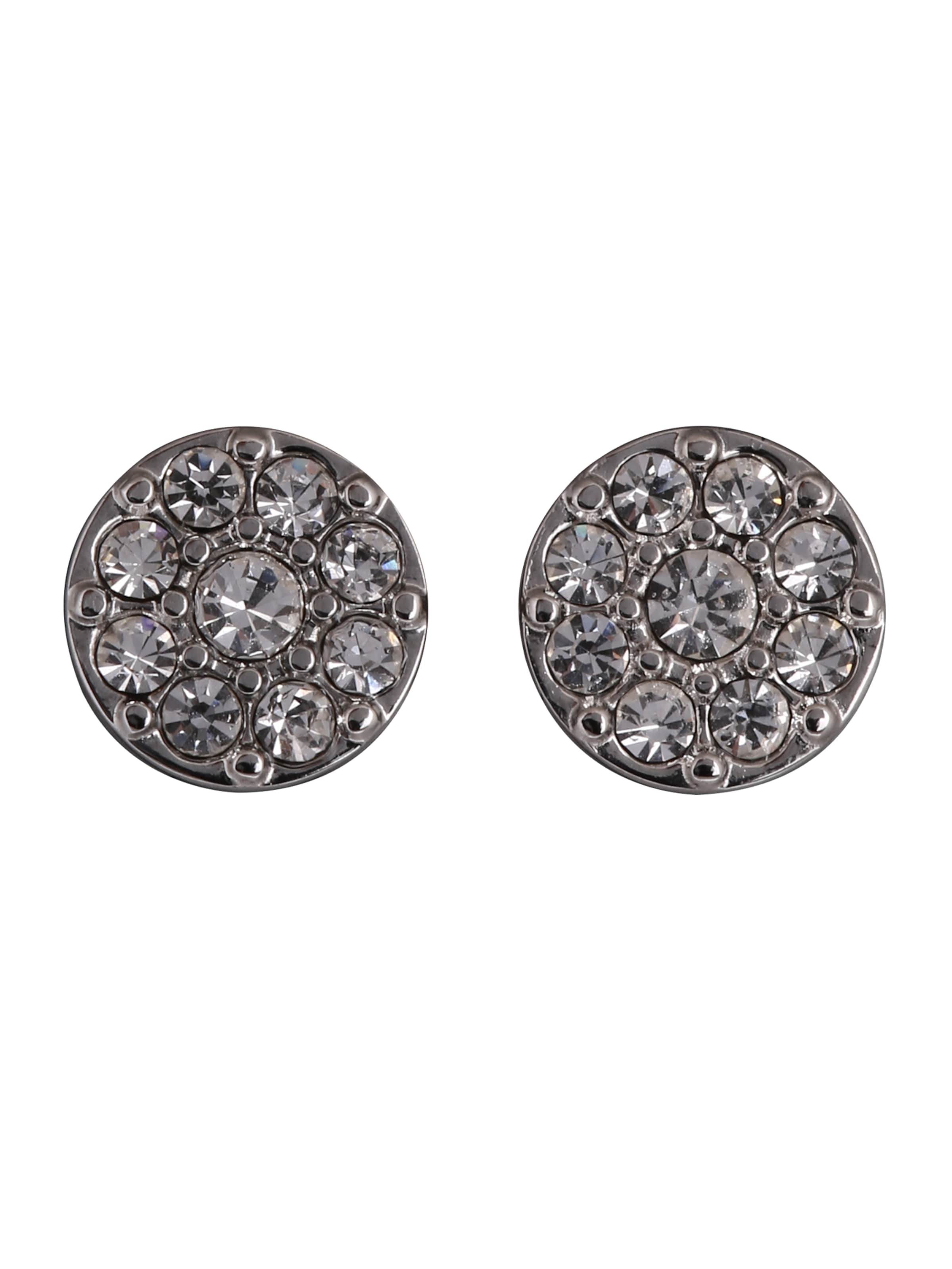 FOSSIL Обеци в сребърно: отпред