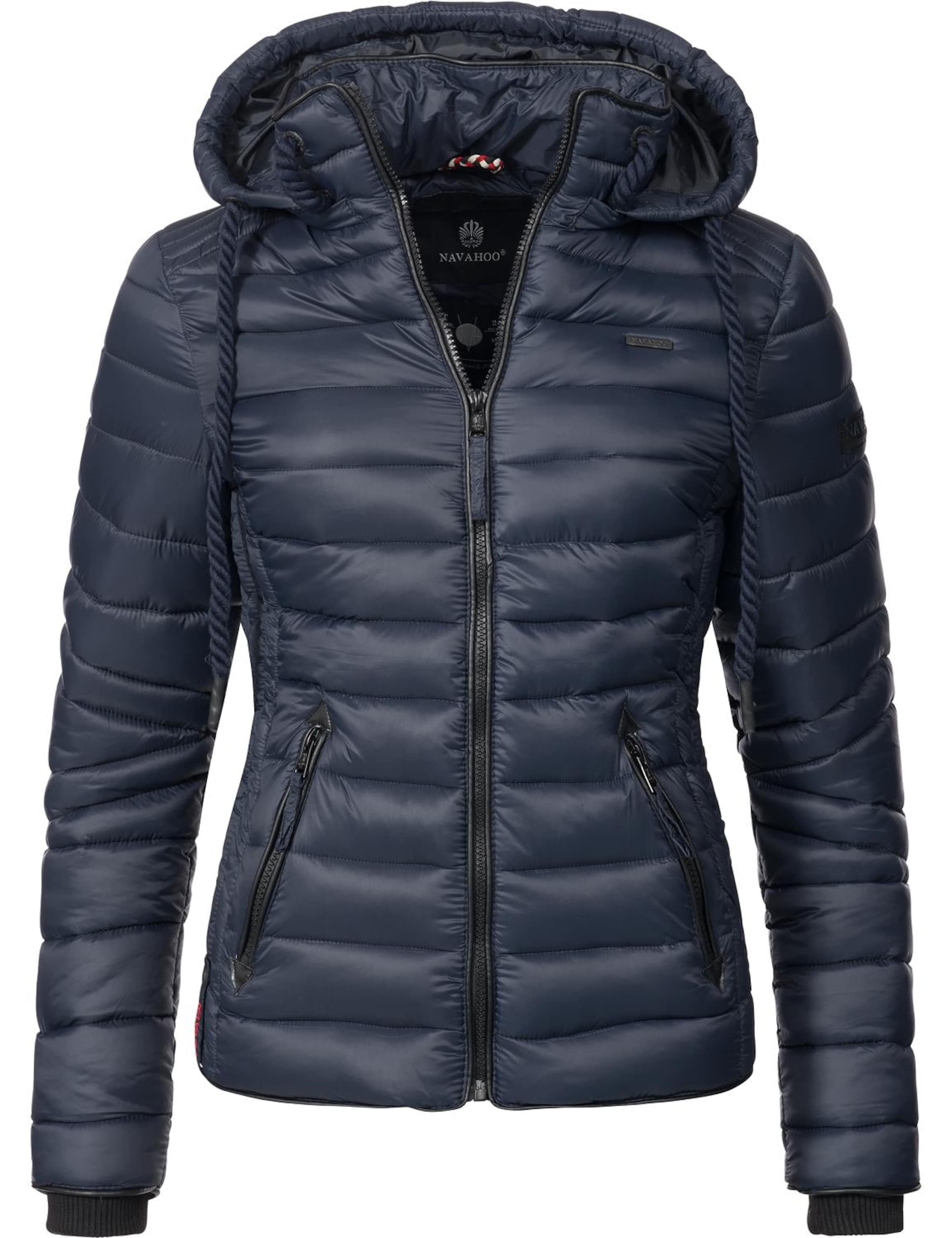 NAVAHOO Φθινοπωρινό και ανοιξιάτικο μπουφάν 'Lulana' σε μπλε: μπροστά