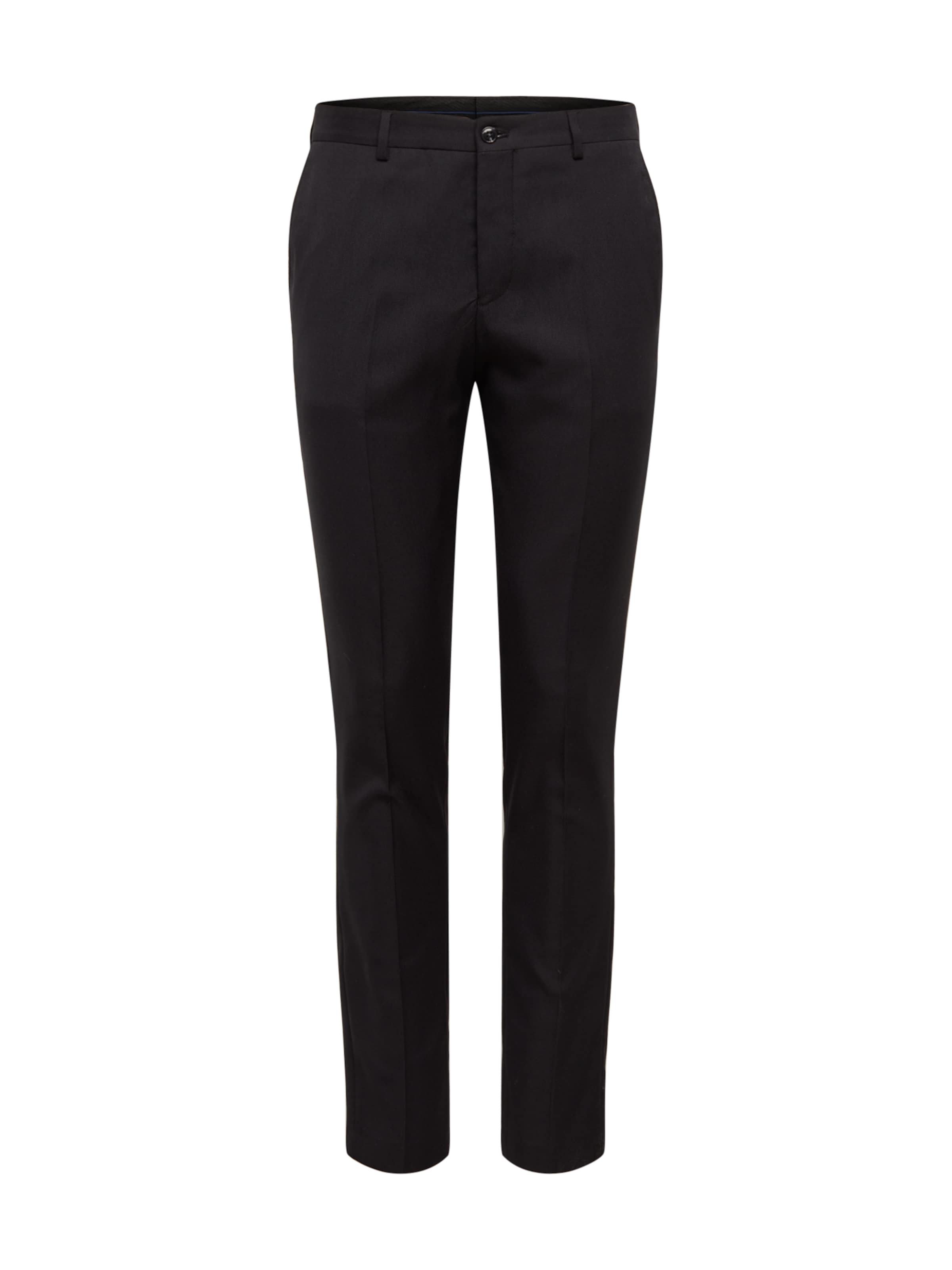 JACK & JONES Slimfit Ráncos nadrág 'Solaris' - fekete