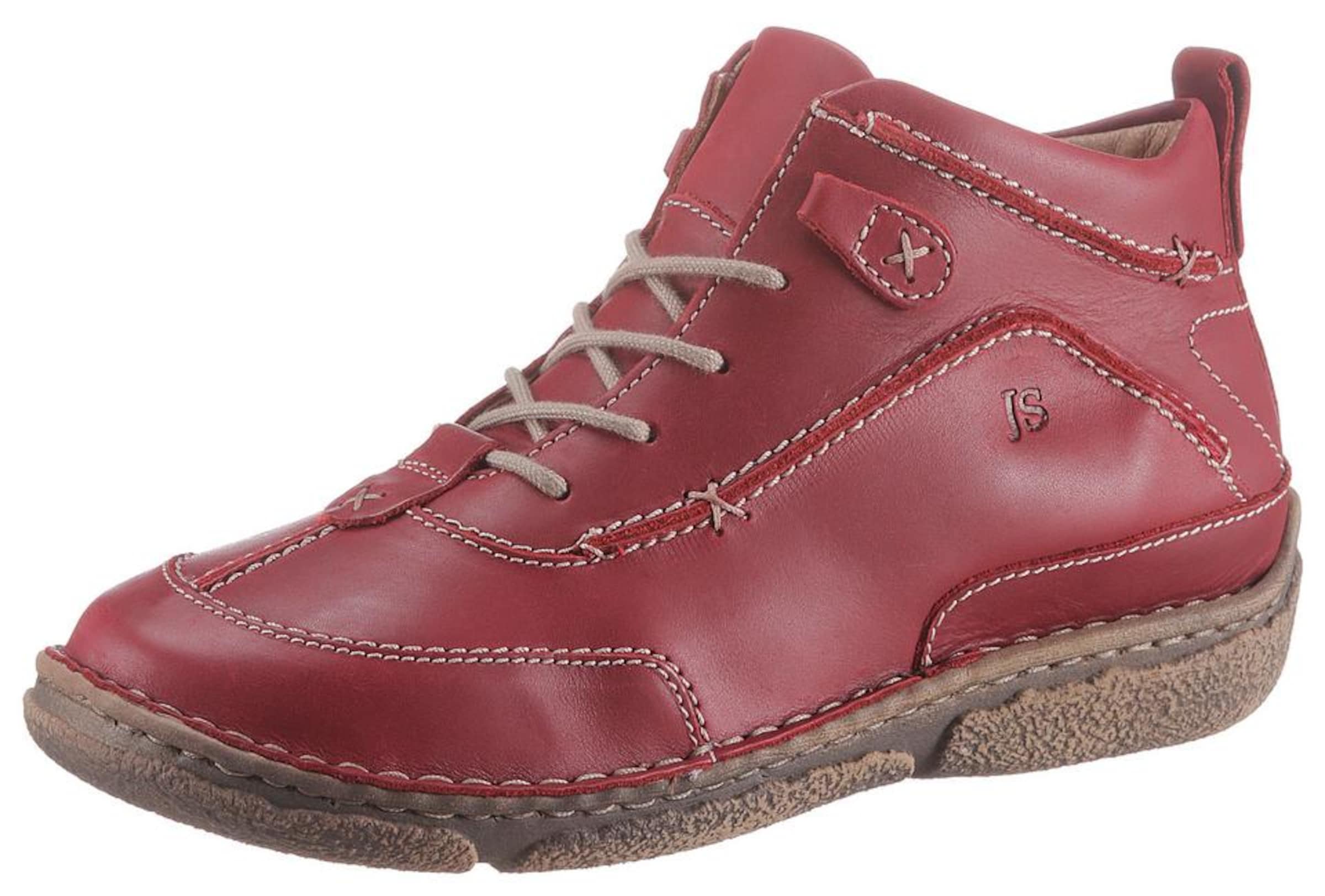 JOSEF SEIBEL Veterlaarsjes 'Neele' in Rood: voorkant