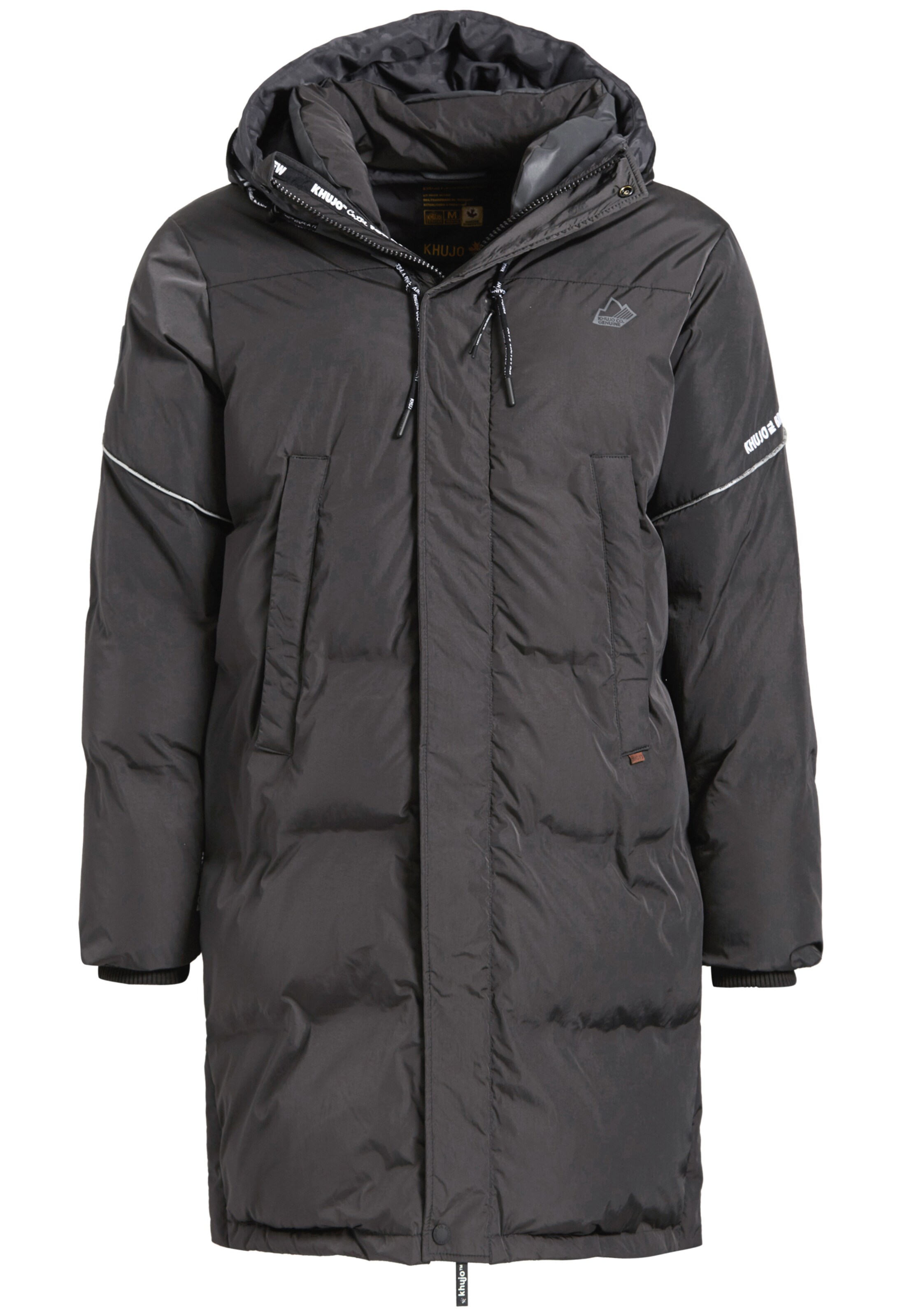 khujo - Winterjas 'CALLUX' in de kleur Donkergrijs