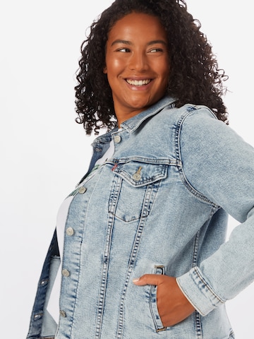 Levi's® Plus Přechodná bunda 'Original Trucker' – modrá