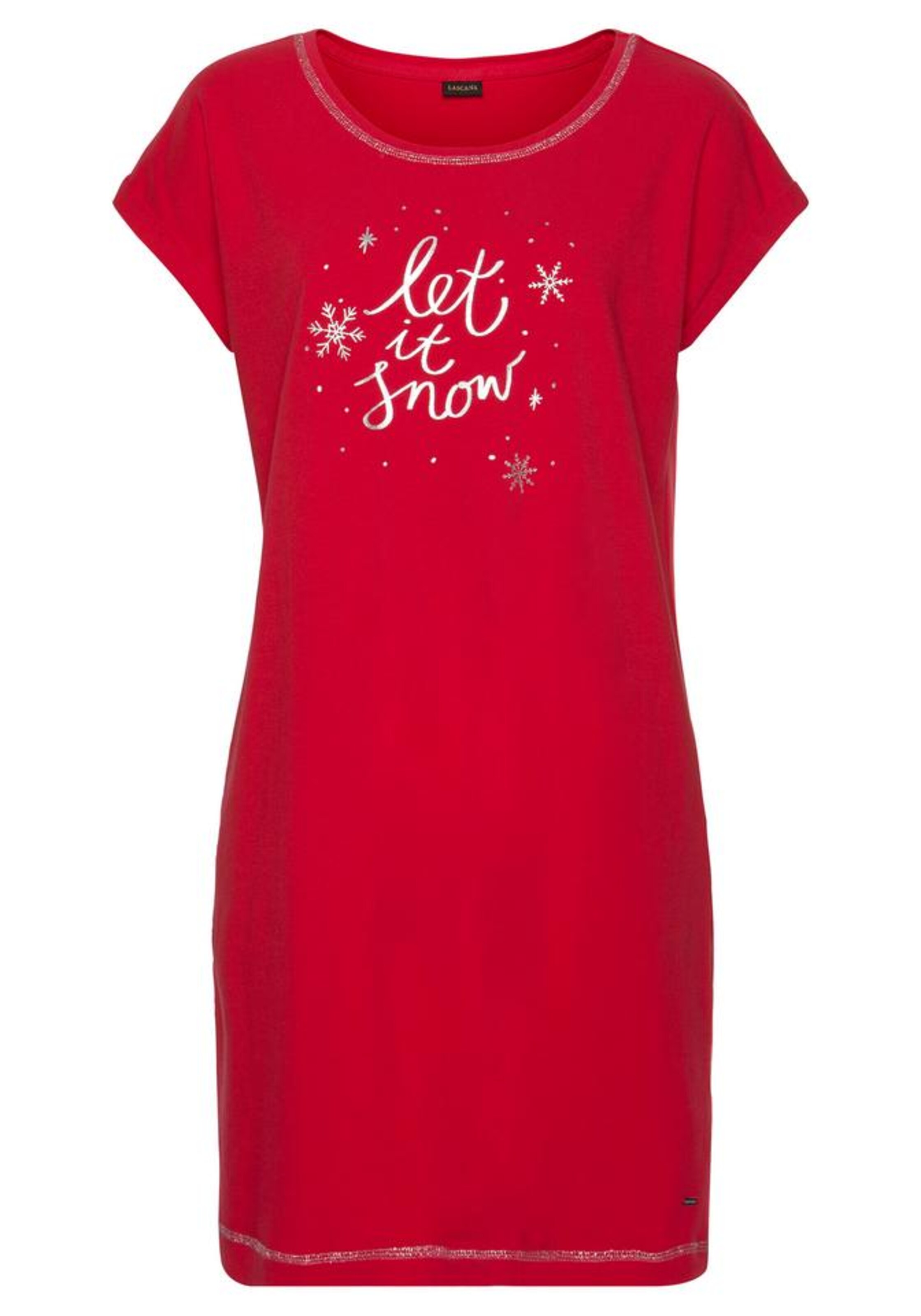 LASCANA - Bigshirt in hellrot