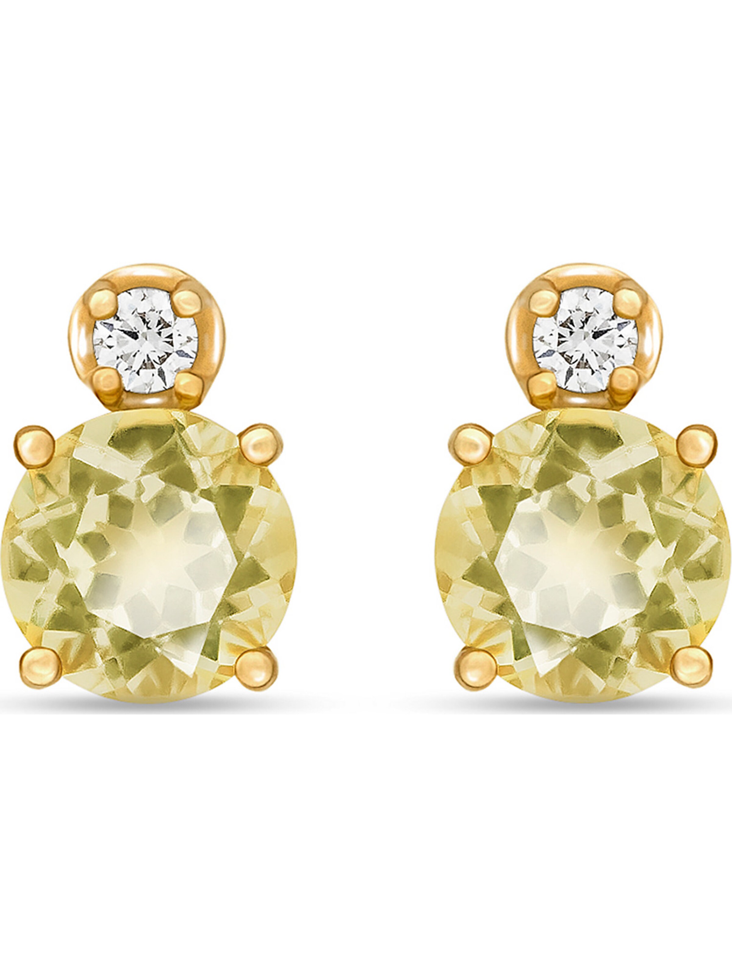 CHRIST Ohrstecker in Gold: Vorderseite