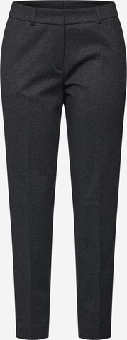 s.Oliver BLACK LABEL Slimfit Pantalon in Grijs: voorkant
