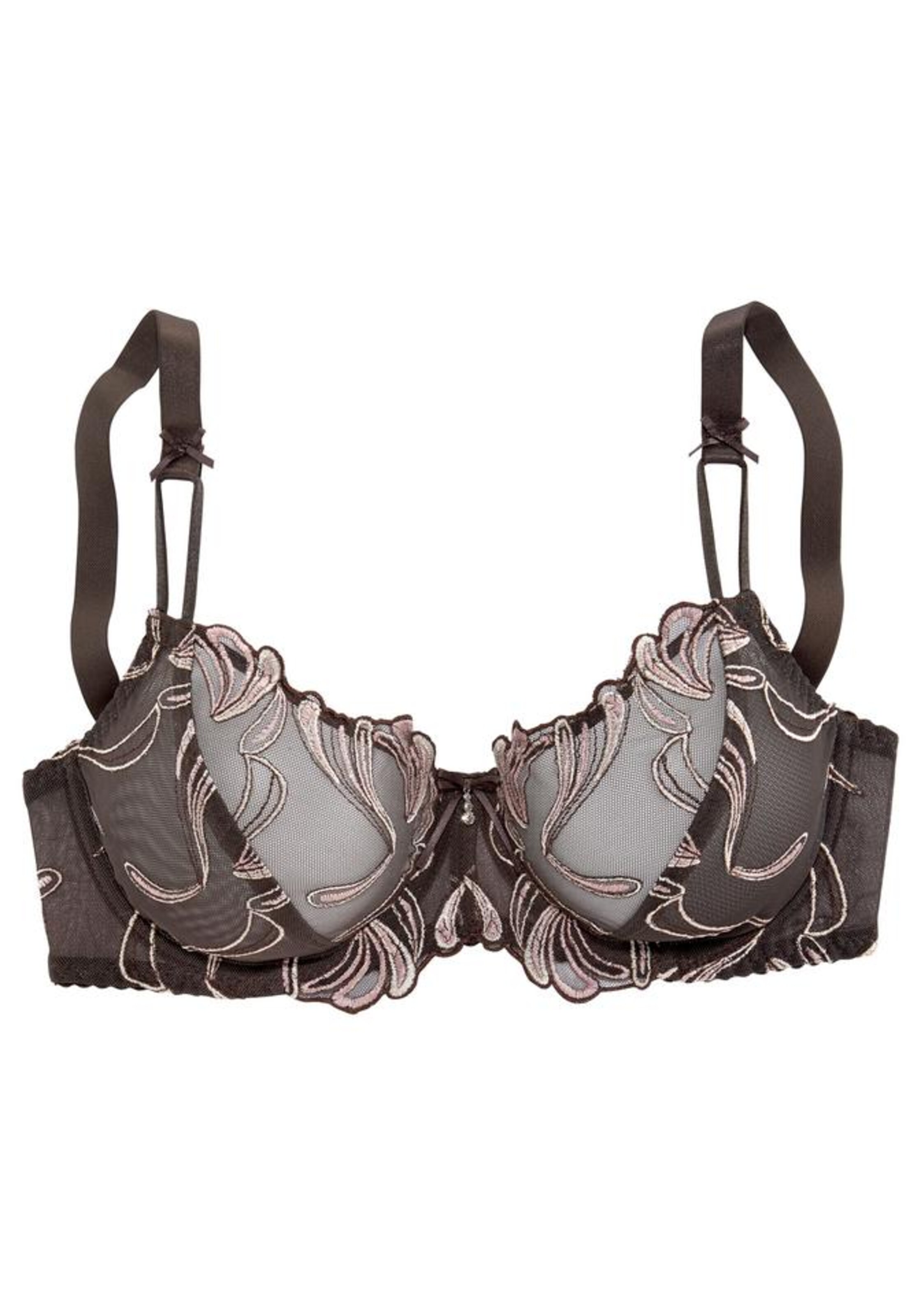 NUANCE - Bügel-BH in schoko