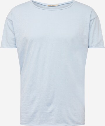 Nudie Jeans Co T-Shirt 'Roger Slub' in Blau: predná strana